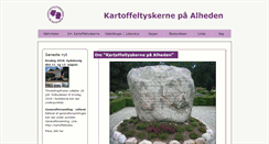 Desktop Screenshot of kartoffeltysker.dk